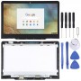 Ekran OEM LCD dla Lenovo Chromebook Yoga N23 Digitizer Pełny montaż z ramką (czarny)