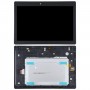 OEM LCD ეკრანი Lenovo Tab 2 A10-30 YT3-X30 Digitizer სრული ასამბლეა ჩარჩოთი (შავი)