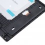 Екран OEM РК-екран для вкладки Lenovo 2 A10-30 YT3-X30 Digitizer Повний збірник з кадром (чорний)