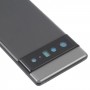 För Google Pixel 6 Pro batterisbackskydd med mittram (svart)