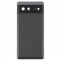 For Google Pixel 6 Battery Back Cover with Middle Frame(Black)
