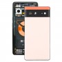 For Google Pixel 6 Battery Back Cover with Middle Frame(Pink)