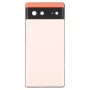 Pour Google Pixel 6 Couverture arrière de la batterie avec cadre moyen (rose)