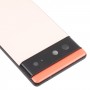 For Google Pixel 6 Battery Back Cover with Middle Frame(Pink)