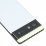 Per il coperchio posteriore della batteria Google Pixel 6 con cornice centrale (bianco)