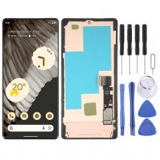 AMOLED LCD Screen For Google Pixel 7 Pro GV4BC GE2AE Digitizer Full Assembly with Frame (Black) 