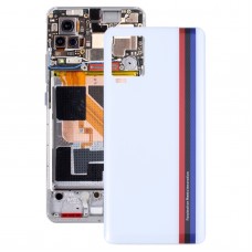 Pour Vivo IQOO 7 V2049A I2009 Batterie en verre Couverture arrière (blanc)