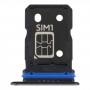 För Vivo X80 SIM -kortfack + SIM -kortfack (svart)