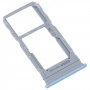 For vivo Y33S / Y33T SIM Card Tray + SIM / Micro SD Card Tray (Blue)