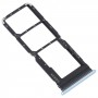 For vivo Y21 2021 / Y21S / Y21T / Y21T India SIM Card Tray + SIM Card Tray + Micro SD Card Tray (White)