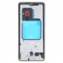 A Vivo IQOO 7 eredeti elülső ház LCD keret előlapjához (ezüst)