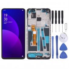 LCD Screen and Digitizer Full Assembly with Frame for OPPO F11 Pro CPH1959 CPH2209 CPH1989(Black)