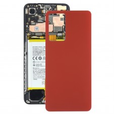 Pour la couverture arrière de la batterie en verre Oppo Reno7 Pro 5G (rouge)
