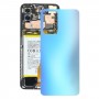 Pour la couverture arrière de la batterie de la batterie en verre de l'Oppo Reno7 5G (bleu)