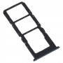 Pour Oppo Reno2 Z / Reno2 F Tribunier de carte SIM + plateau de carte SIM + Micro SD Card Tray (noir)