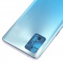 Pour Oppo Realme Q3 Pro 5G / Realme Q3 Pro Carnival Battery Couvercle de dos + cadre central (bleu)