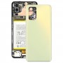 Pour Oppo Realme Q3 Pro 5G / Realme Q3 Pro Carnival Battery Couvercle de dos + cadre central (jaune)