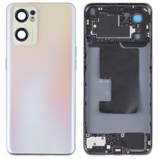 For OPPO Reno7 SE 5G/Find X5 Lite PFCM00 CPH2371 Battery Back Cover with Middle Frame (Gold)