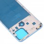 Pro OPPO A15/A15S/A35 Baterie Backly Cover se prostředním rámem (modrá)
