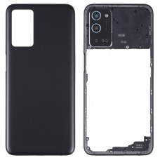 For OPPO A56 5G Battery Back Cover with Middle Frame (Black)