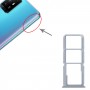 Dla Oppo A95 4G/Reno6 Lite SIM Card Tacy + Taca karty SIM + Micro SD Tacy (srebrny)
