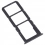 Pour Oppo A56 5G SIM Card Tray + SIM Card Tray + Micro SD Card Tray (noir)