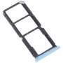 Para Oppo A56 5G SIM Card Bandeil + Tarde de tarjeta SIM + Micro SD Tarjeta Bandeja (azul)