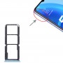 Dla oppo A56 5G SIM Card Tray + Taca karty SIM + Taca karty Micro SD (niebieski)