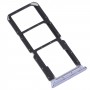För Oppo A56 5G SIM -kortfack + SIM -kortfack + Micro SD Card Tray (Purple)