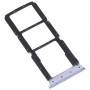 Для Oppo A56 5G SIM -карта лотка + лоток SIM -карты + лоток Micro SD (фиолетовый)