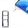 Для Oppo A56 5G SIM -карта лотка + лоток SIM -карты + лоток Micro SD (фиолетовый)