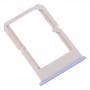 Pour Oppo A72 4G / A92 4G SIM Card Tray + SIM Card Tray (Purple)