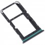 For OPPO Reno SIM Card Tray + SIM / Micro SD Card Tray (Black)