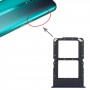 За Oppo Reno SIM карта табла + SIM / Micro SD карта тава (синя)