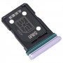 Pro OPPO Reno4 5G SIM karty zásobník + SIM karty (fialová)