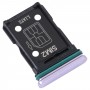 За Oppo Reno4 5G SIM карта тава + табла за SIM карта (лилаво)