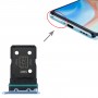 За Oppo Reno4 Pro 5G SIM карта тава + табла за SIM карта (синя)