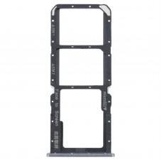 For OPPO A73 4G / F17 / A93 4G / A73 5G SIM Card Tray + SIM Card Tray + Micro SD Card Tray (Black)