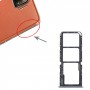 עבור Oppo A73 4G / F17 / A93 4G / A73 5G מגש כרטיס SIM + מגש כרטיס SIM + מגש כרטיס מיקרו SD (שחור)