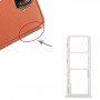 Pour Oppo A73 4G / F17 / A93 4G / A73 5G SIM Card Tray + SIM Card Tray + Micro SD Card Tray (Gold)