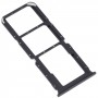 Pour Oppo A93S 5G SIM Card Tray + SIM Card Tray + Micro SD Card Tray (noir)