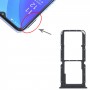 Для Oppo A55 5G / A53S 5G -карта SIM -карты + лоток SIM -карты + лоток для карт Micro SD (черный)