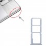 För Oppo K9s SIM -kortfack + SIM -kortfack + Micro SD -kortfack (silver)