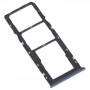 För Oppo A16K SIM -kortfack + SIM -kortfack + Micro SD -kortfack (svart)