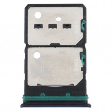 Für Oppo Reno7 5G China / Reno7 5G SIM -Kartenschale + SIM -Kartenschale + Micro SD -Kartenschale (blau)