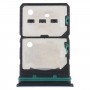 För Oppo Reno7 5G China / Reno7 5G SIM -kortfack + SIM -kortfack + Micro SD -kortfack (blå)