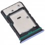 För Oppo Reno7 5G China / Reno7 5G SIM -kortfack + SIM -kortfack + Micro SD -kortfack (blå)