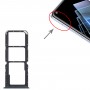 За Oppo K9x SIM карта тава + табла за SIM карта + табла за микро SD карта (черна) (черна)