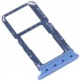 For OPPO A57 5G / A77 5G / K10 5G SIM Card Tray + SIM / Micro SD Card Tray (Purple)