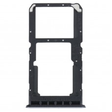 Pour Oppo A96 China Sim Card Tray + Sim / Micro SD Card Tray (noir)